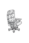 Кресло руководителя Hergo/A  (цвет: алькантара)