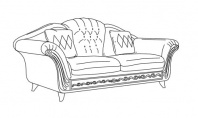 3-х местный диван-кровать с ортопедической решеткой (кожа Extra Texas)